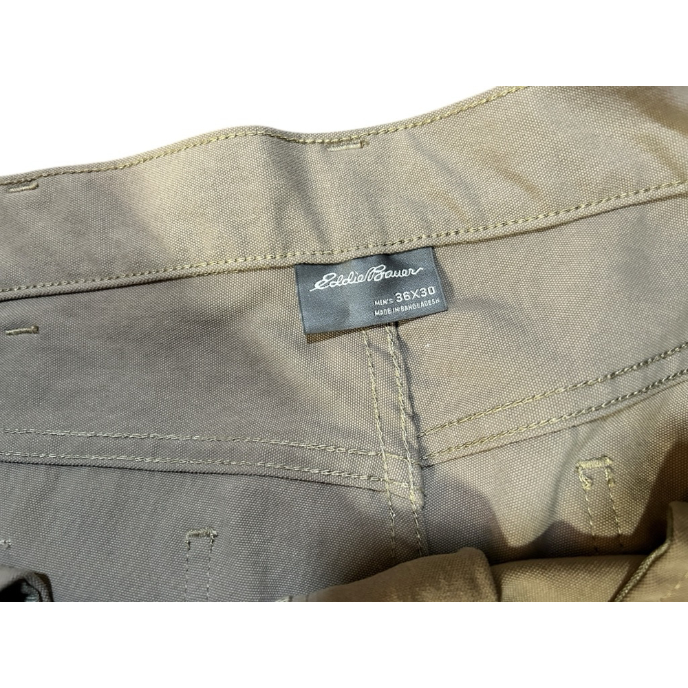 Men's Eddie Bauer Cargo Hiking Pants 36 Beige - Picture 3 of 6